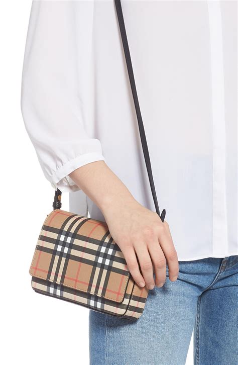 burberry crossbody vintage check|Burberry Check bag.